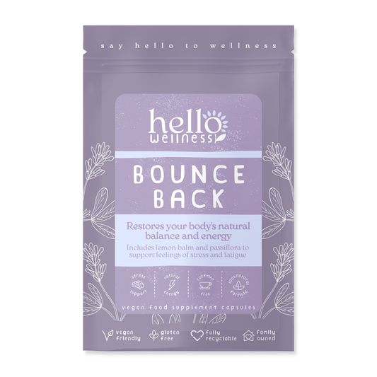 Hello Wellness. Bounce back Capsules. 60 x 400mg.