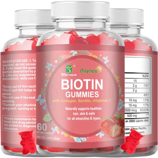 Biotin Gummies with Collagen, Vitamin C and Keratin